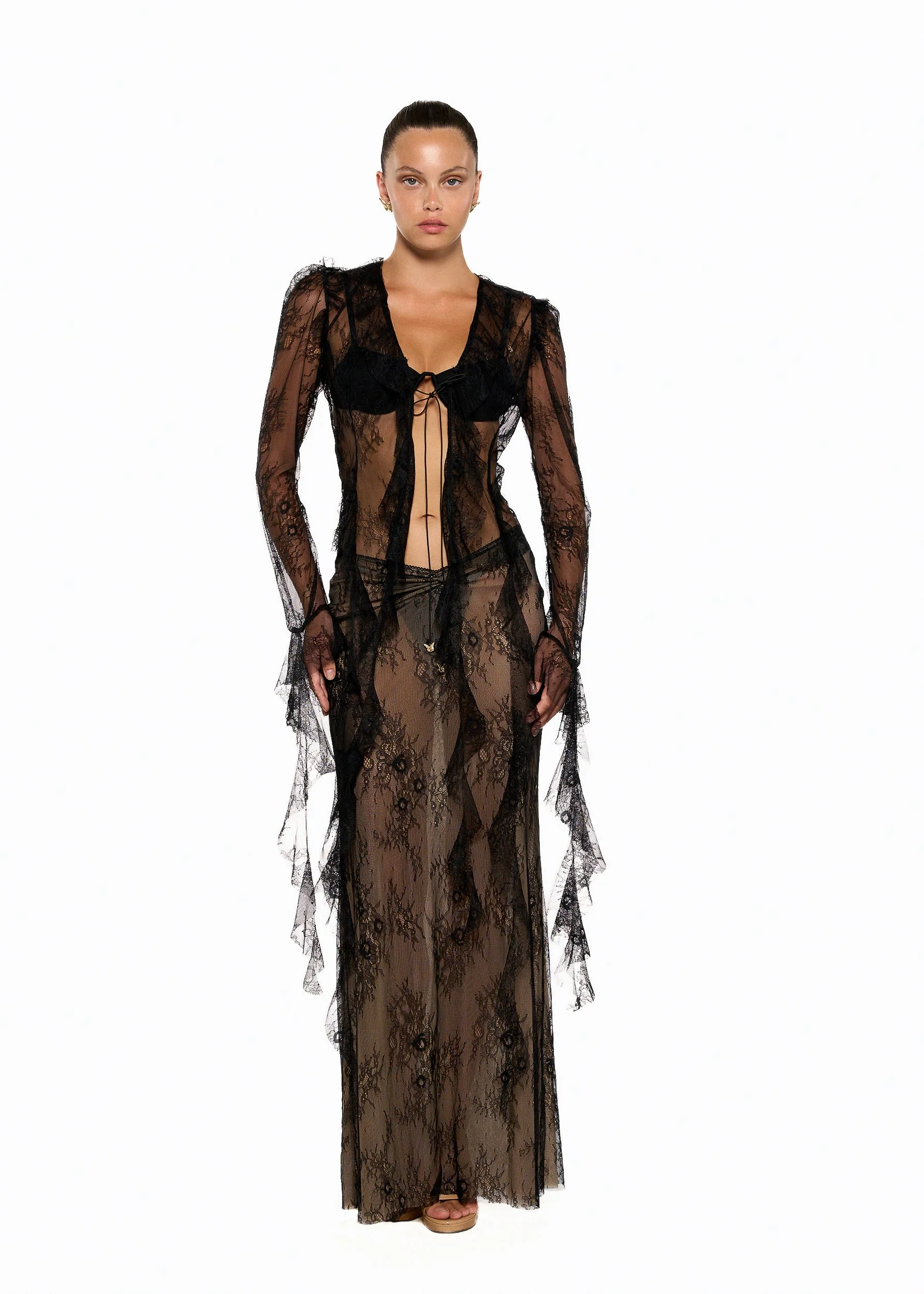 ALANA BLACK LACE - SHIRT - Image 4