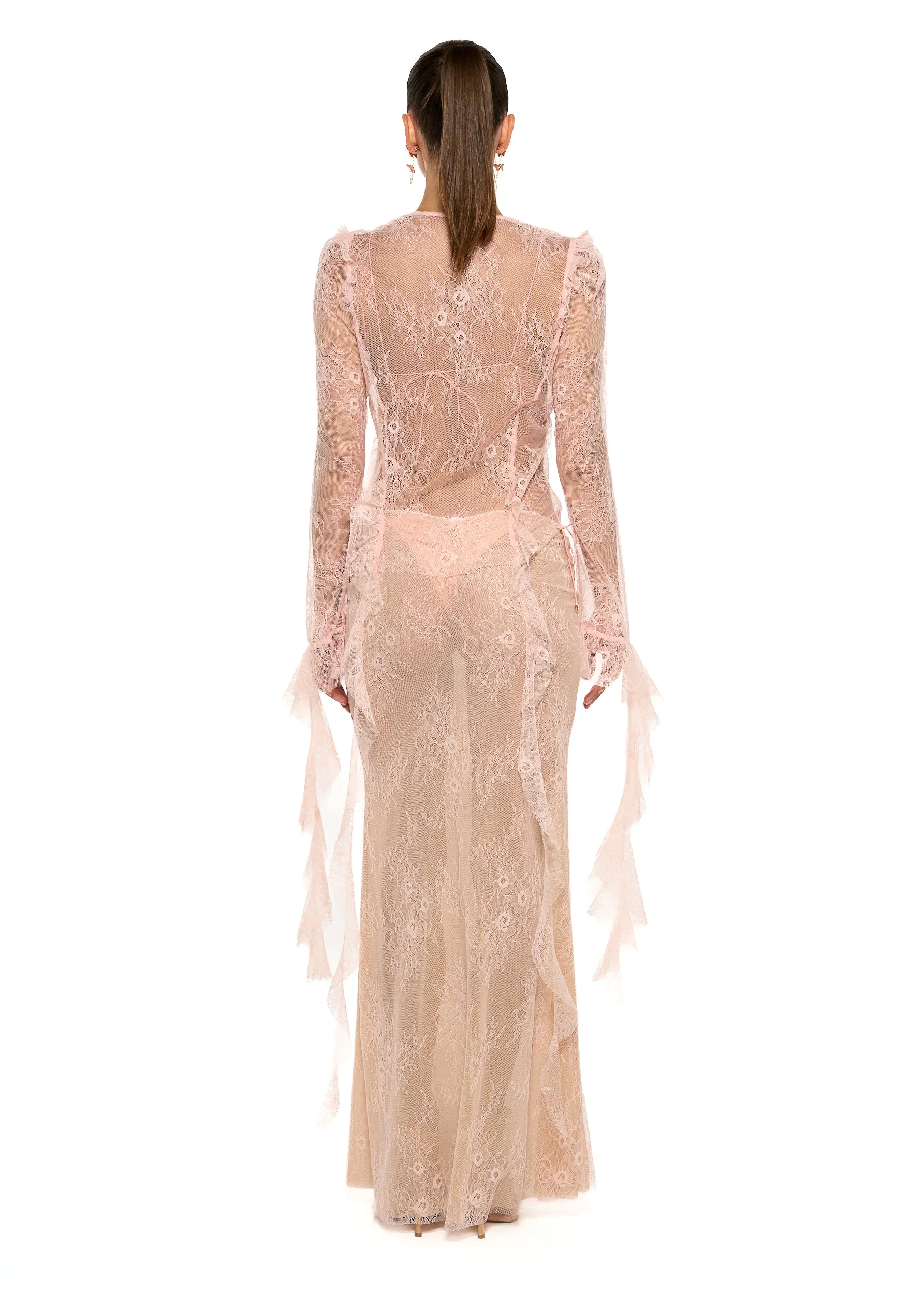 ALANA PEACH LACE - SHIRT - Image 5