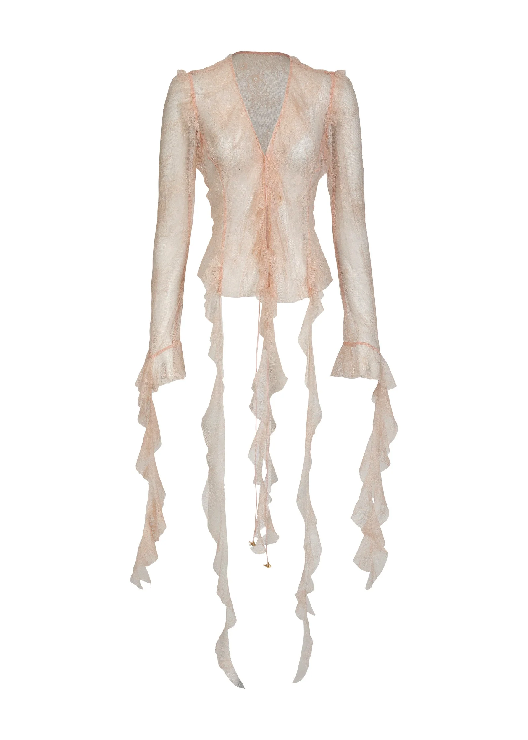ALANA PEACH LACE - SHIRT - Image 6