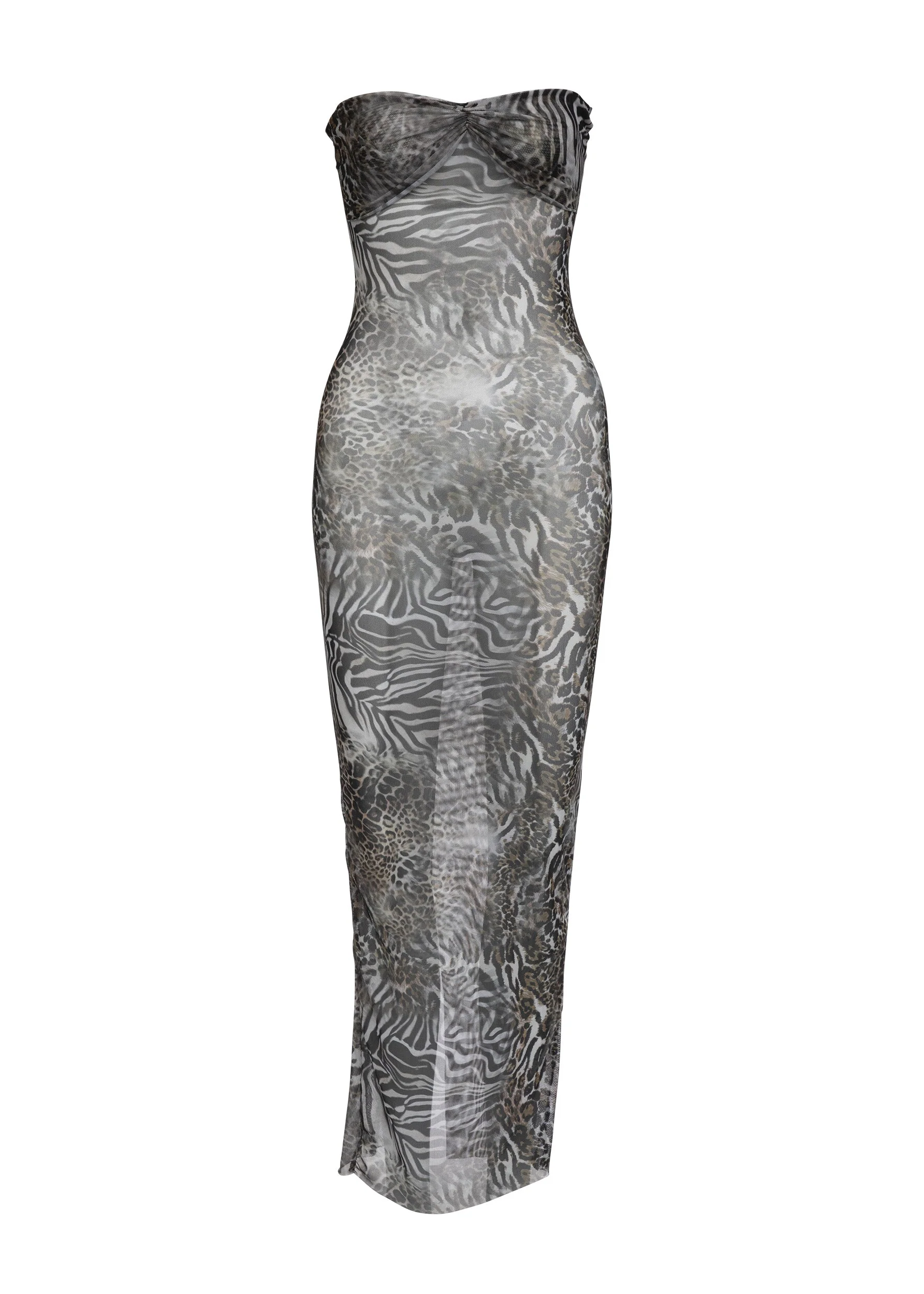 ALICE ANIMAL - STRAPLESS DRESS - Image 3