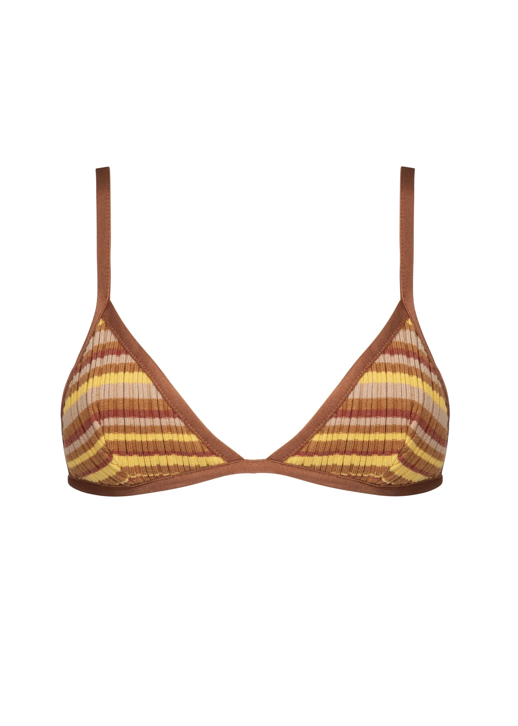 ANN TOFFEE RIB STRIPES - TOP - Image 4