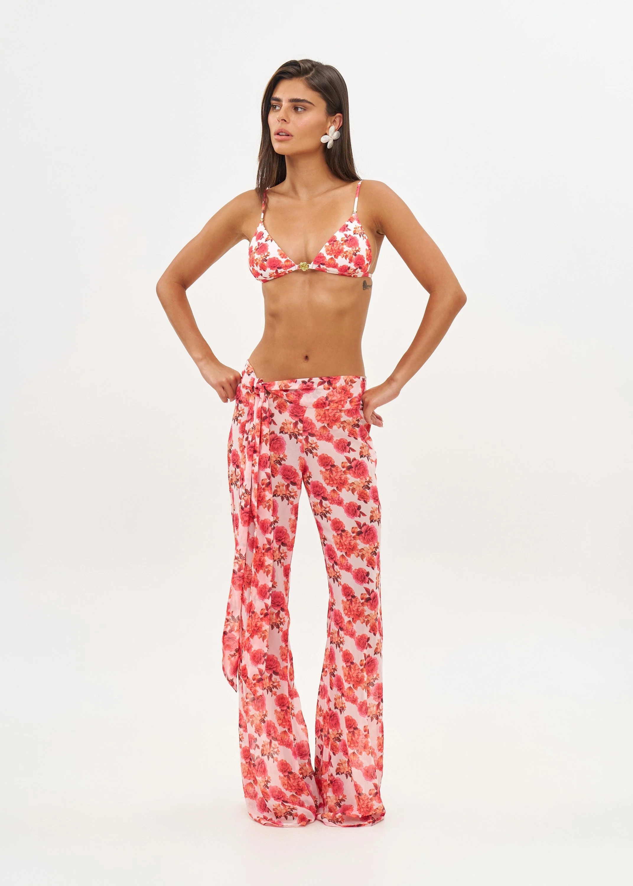 BOWIE ROMANTIC FLOWERS - PANTS - Image 4