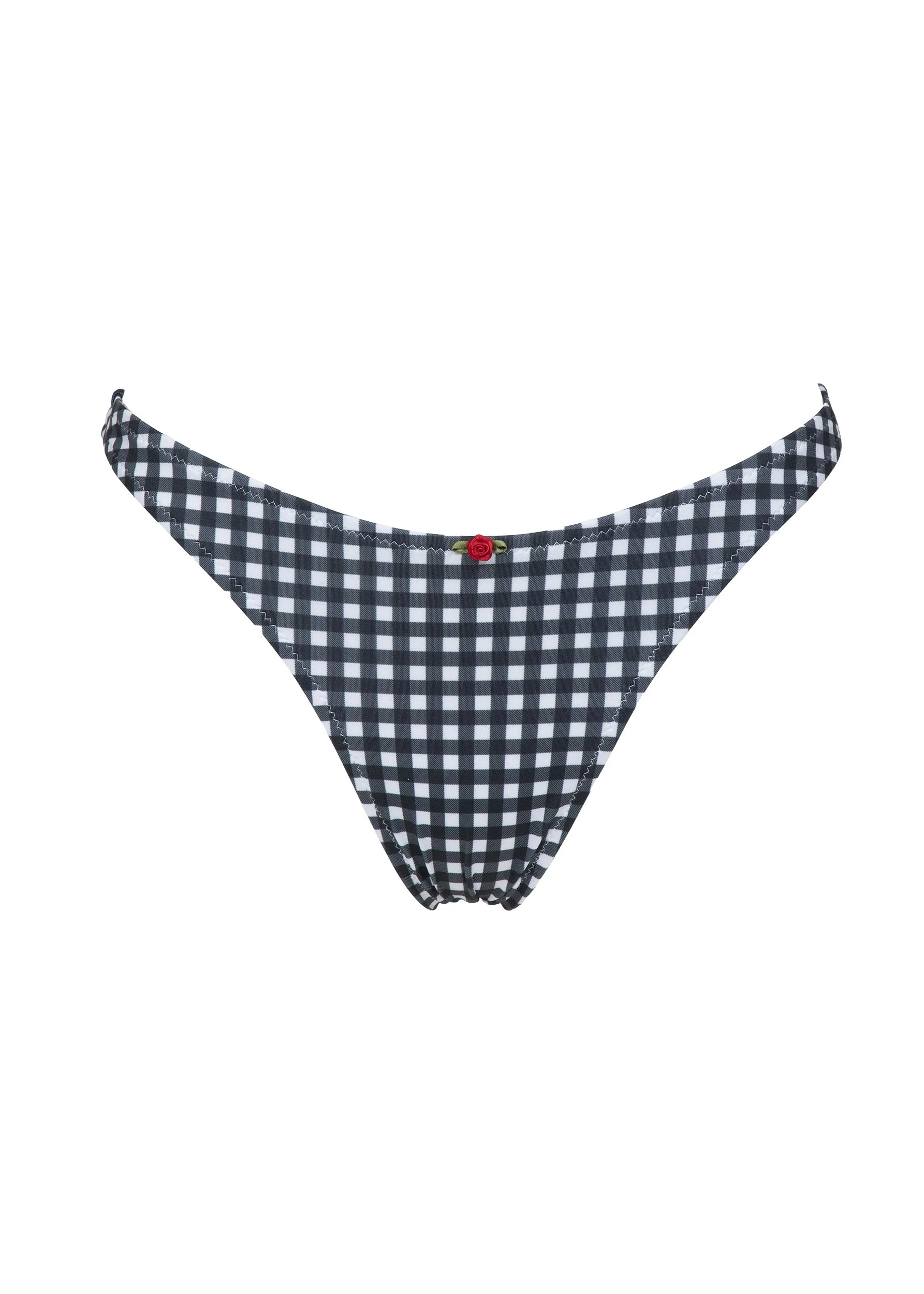 ESME BLACK & WHITE GINGHAM - BOTTOM - Image 4