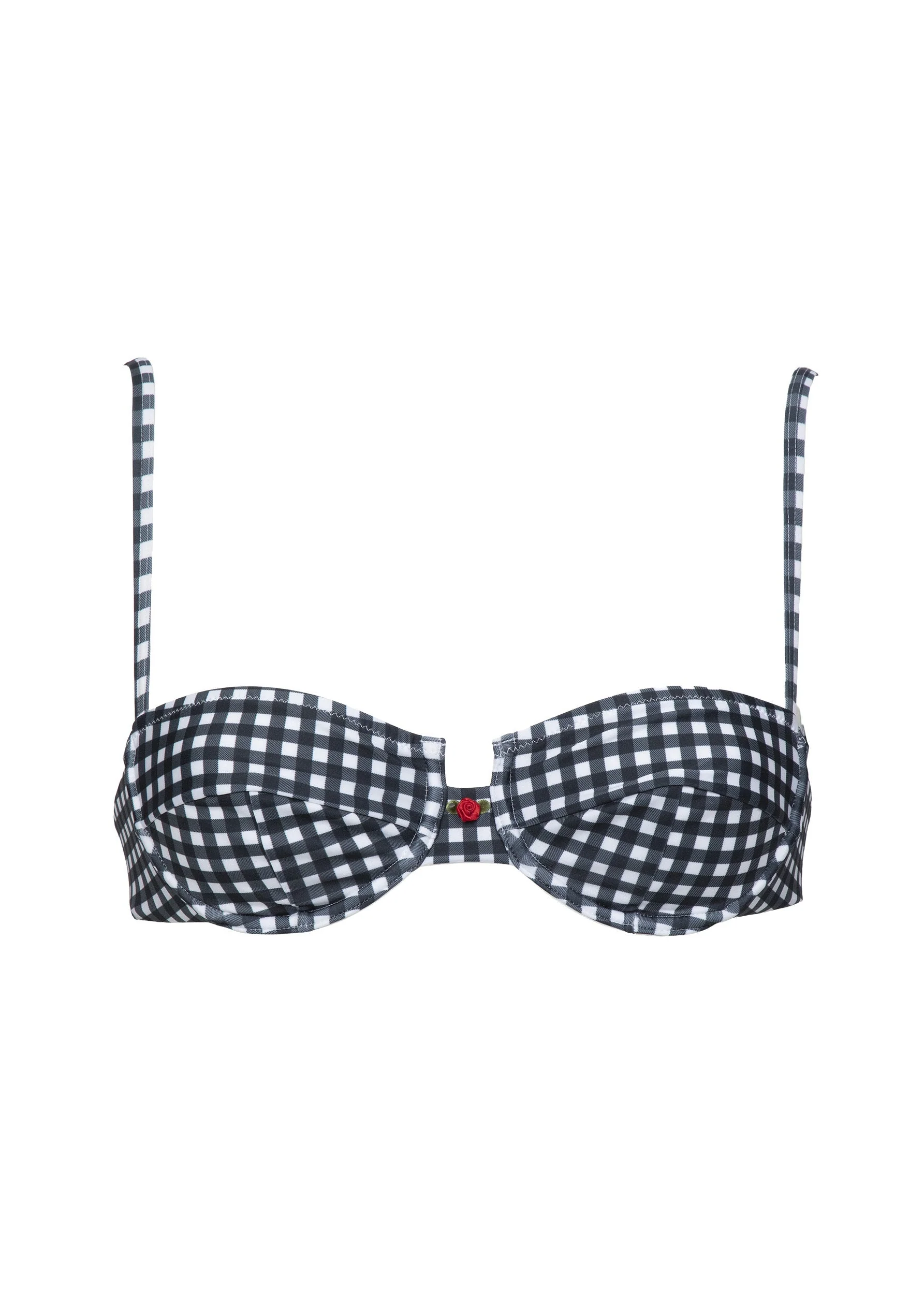 ESME BLACK & WHITE GINGHAM - TOP - Image 4