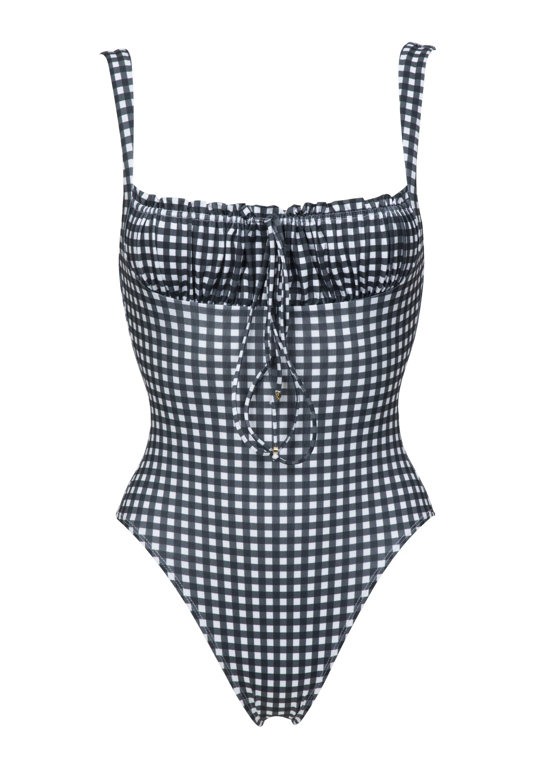 GIA BLACK & WHITE GINGHAM - ONE PIECE - Image 4