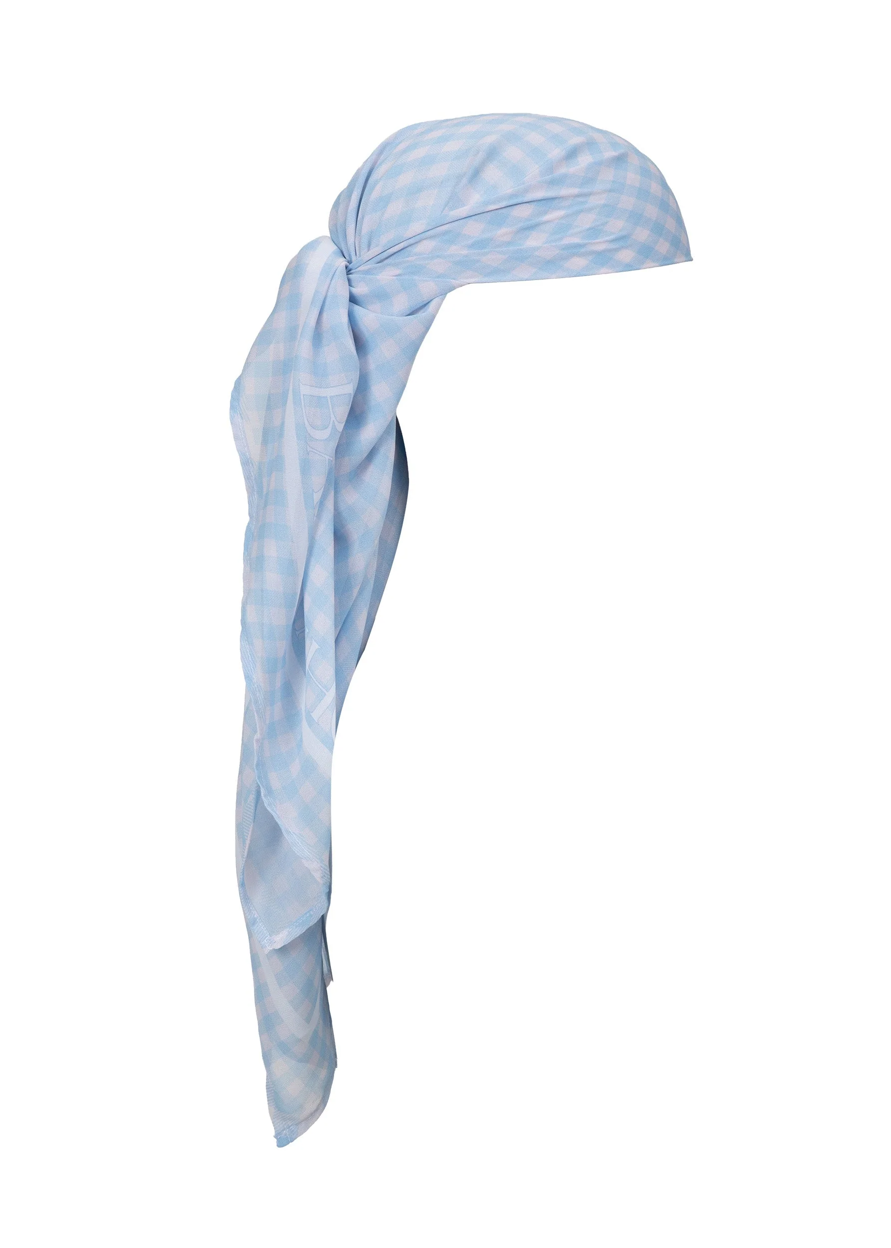 HEAD LIGHT BLUE GINGHAM - SCARF - Image 4