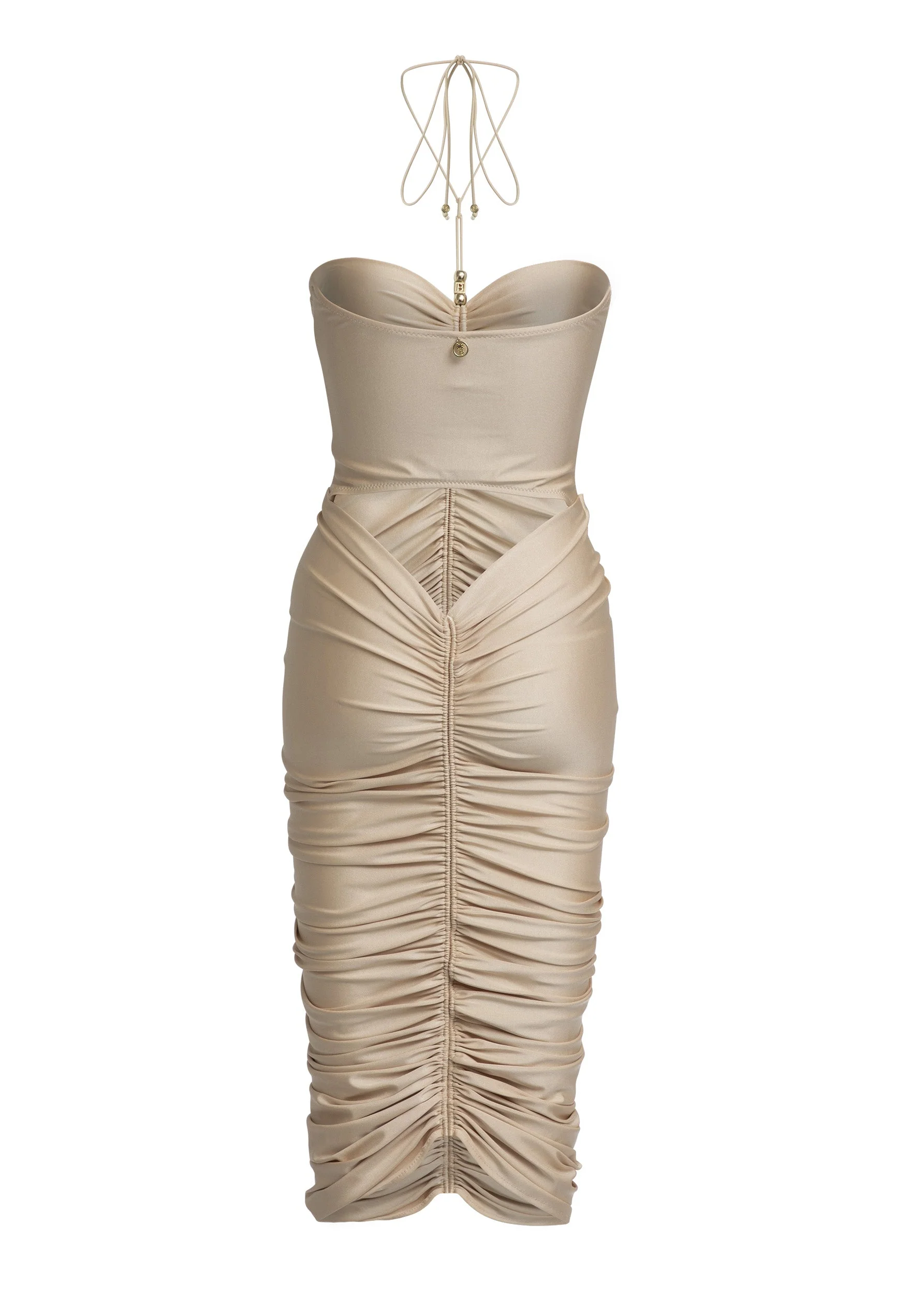 JENNIFER CLASSIC BEIGE - DRESS - Image 5