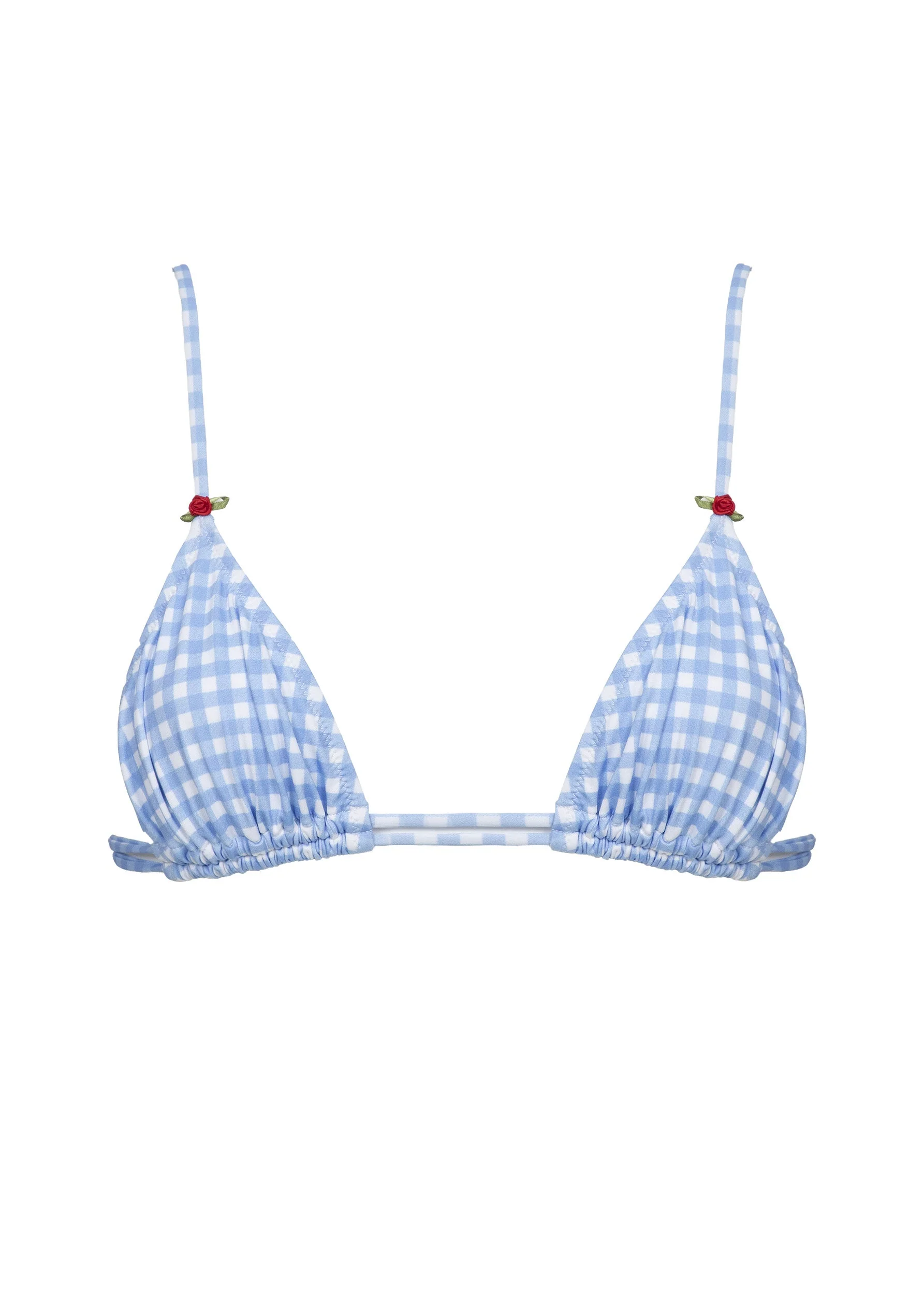 KYMA LIGHT BLUE GINGHAM - TOP - Image 6