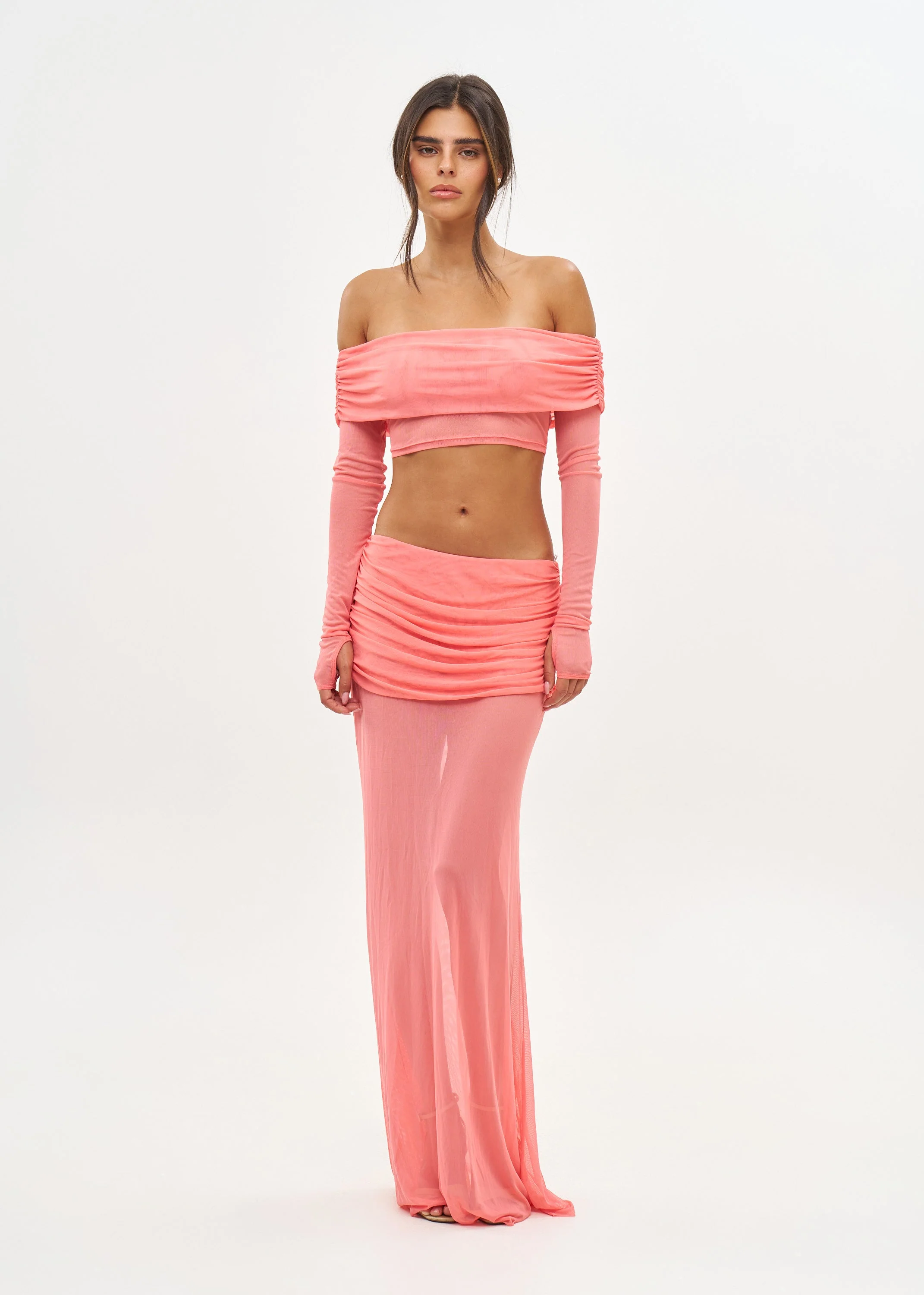 LENA PEACH PINK - SKIRT - Image 5