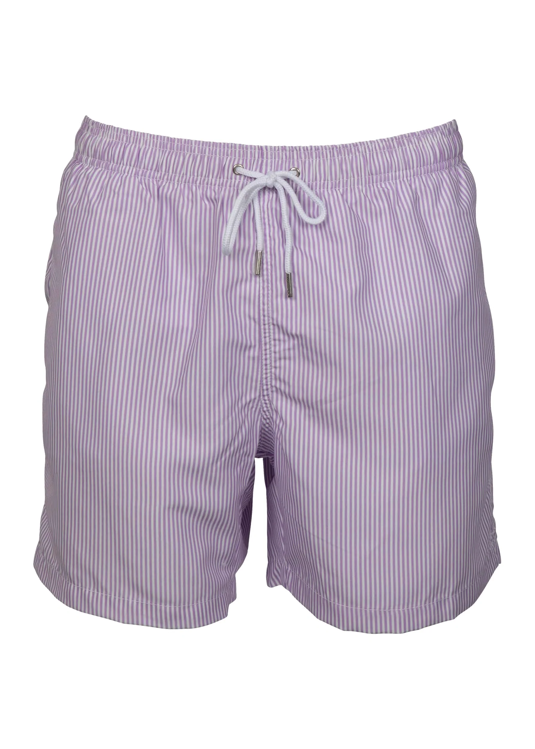 MAN SWIM SHORT - PURPLE STRIPES - Image 4