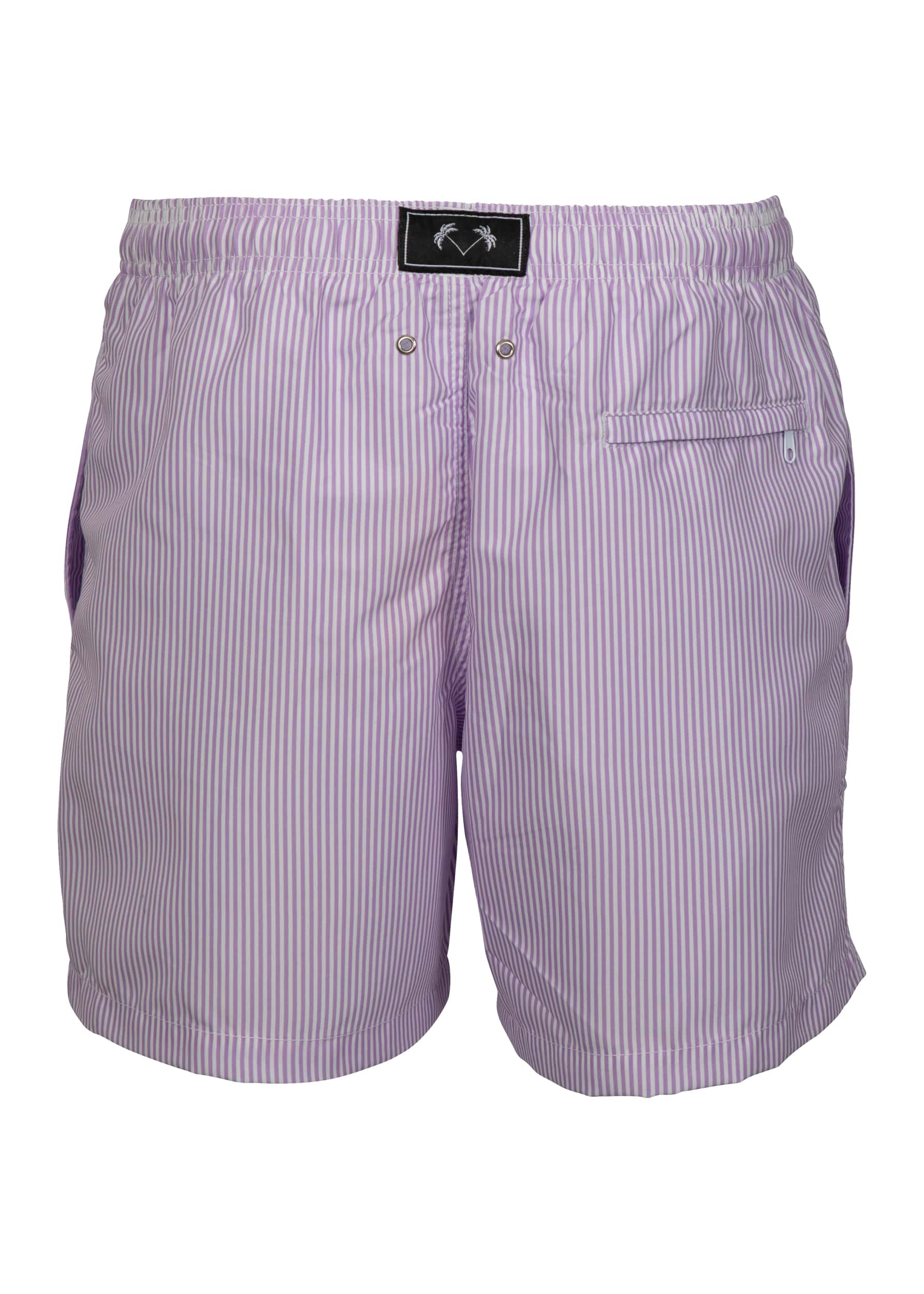 MAN SWIM SHORT - PURPLE STRIPES - Image 5