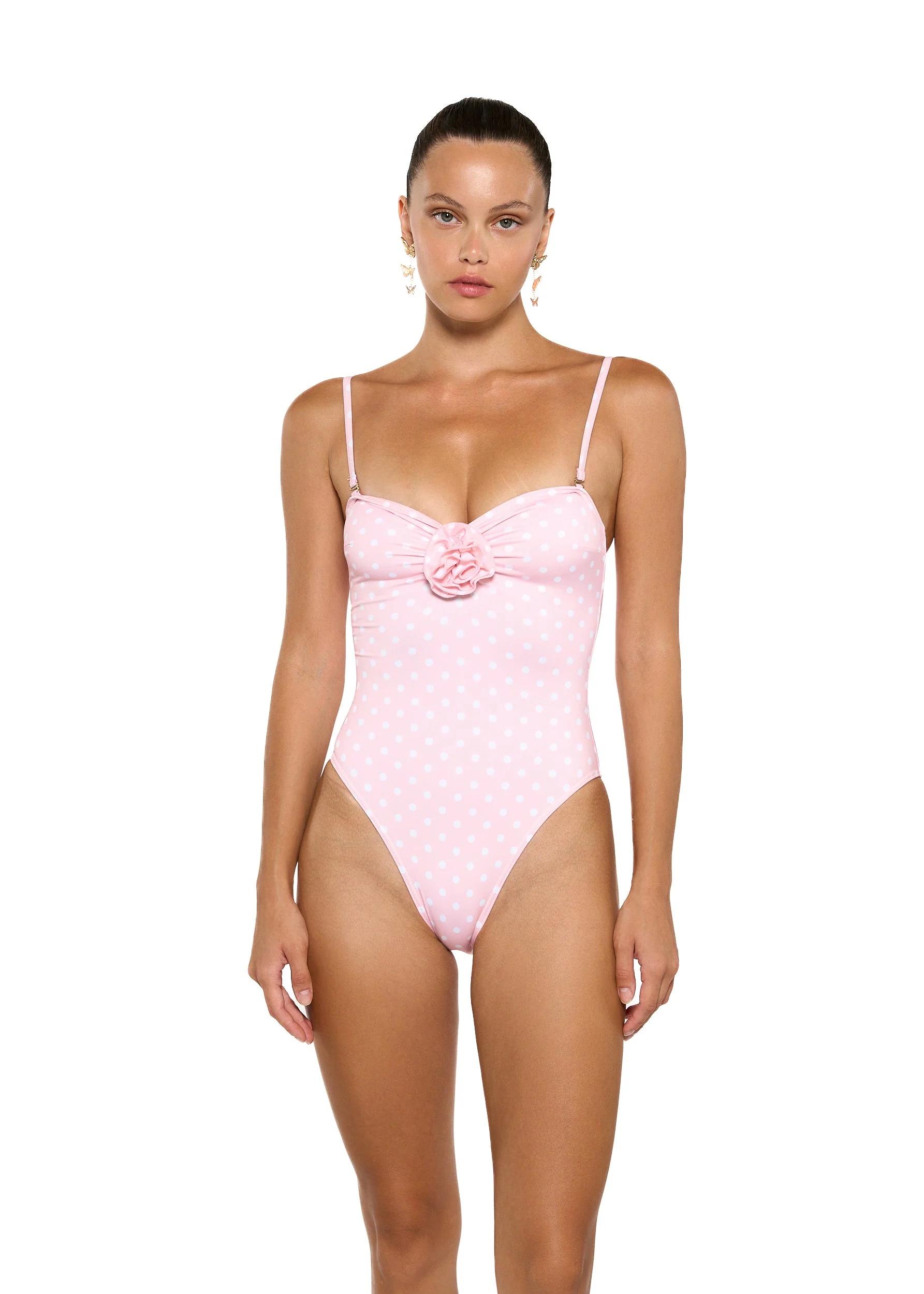 MARGOT PEACH POLKA  - ONE PIECE - Image 4