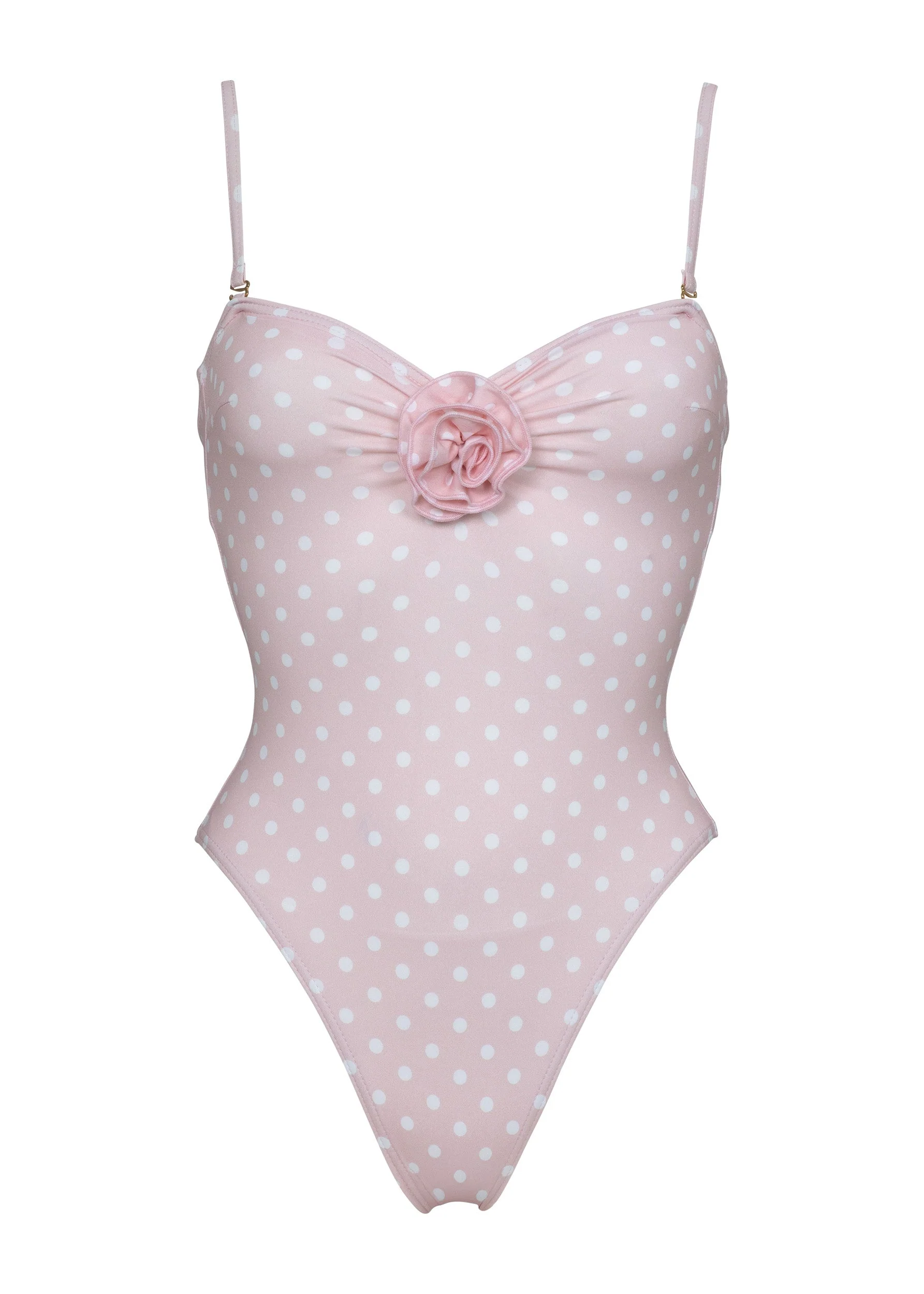 MARGOT PEACH POLKA  - ONE PIECE - Image 6