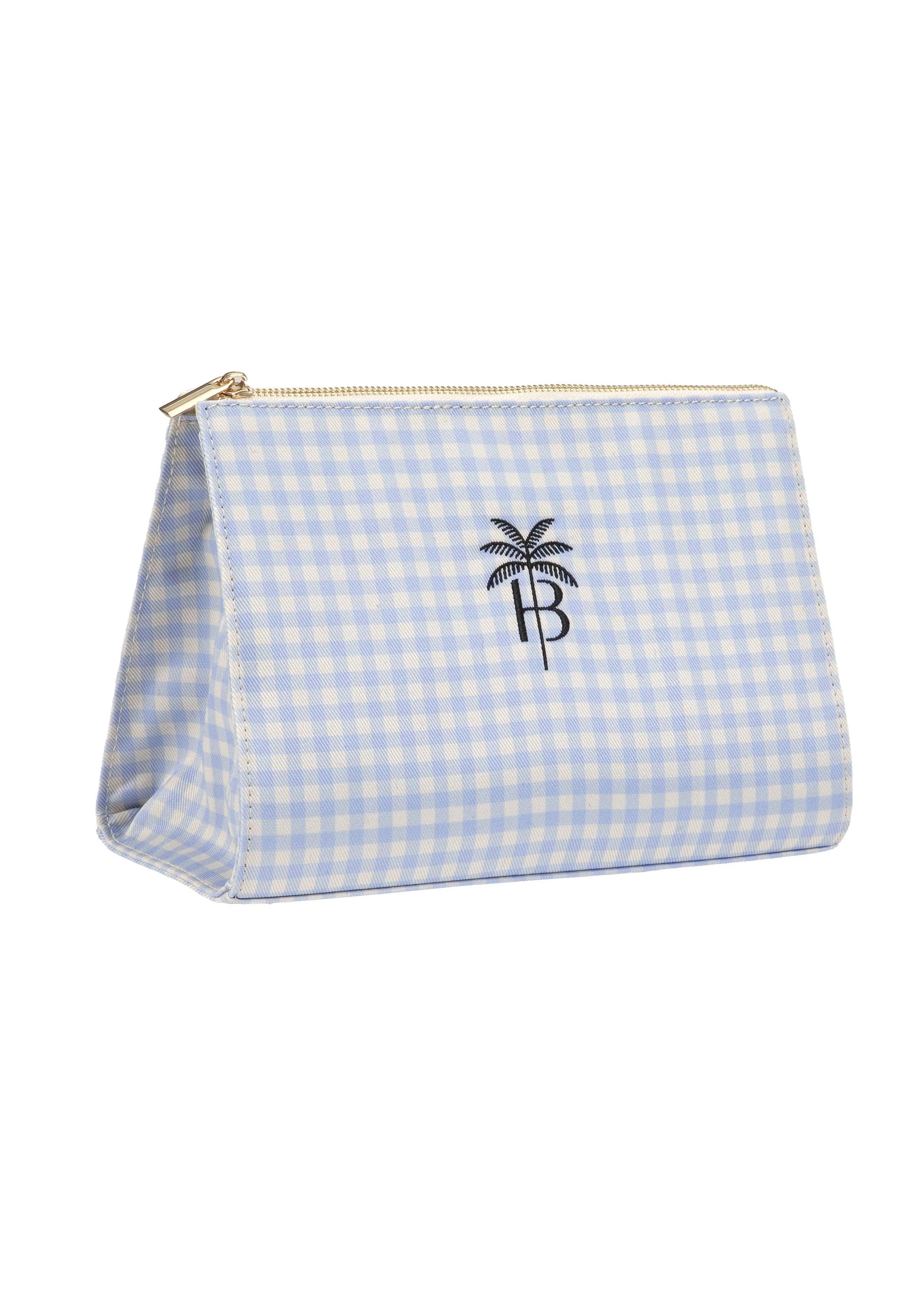 POUCH - LIGHT BLUE GINGHAM - Image 4