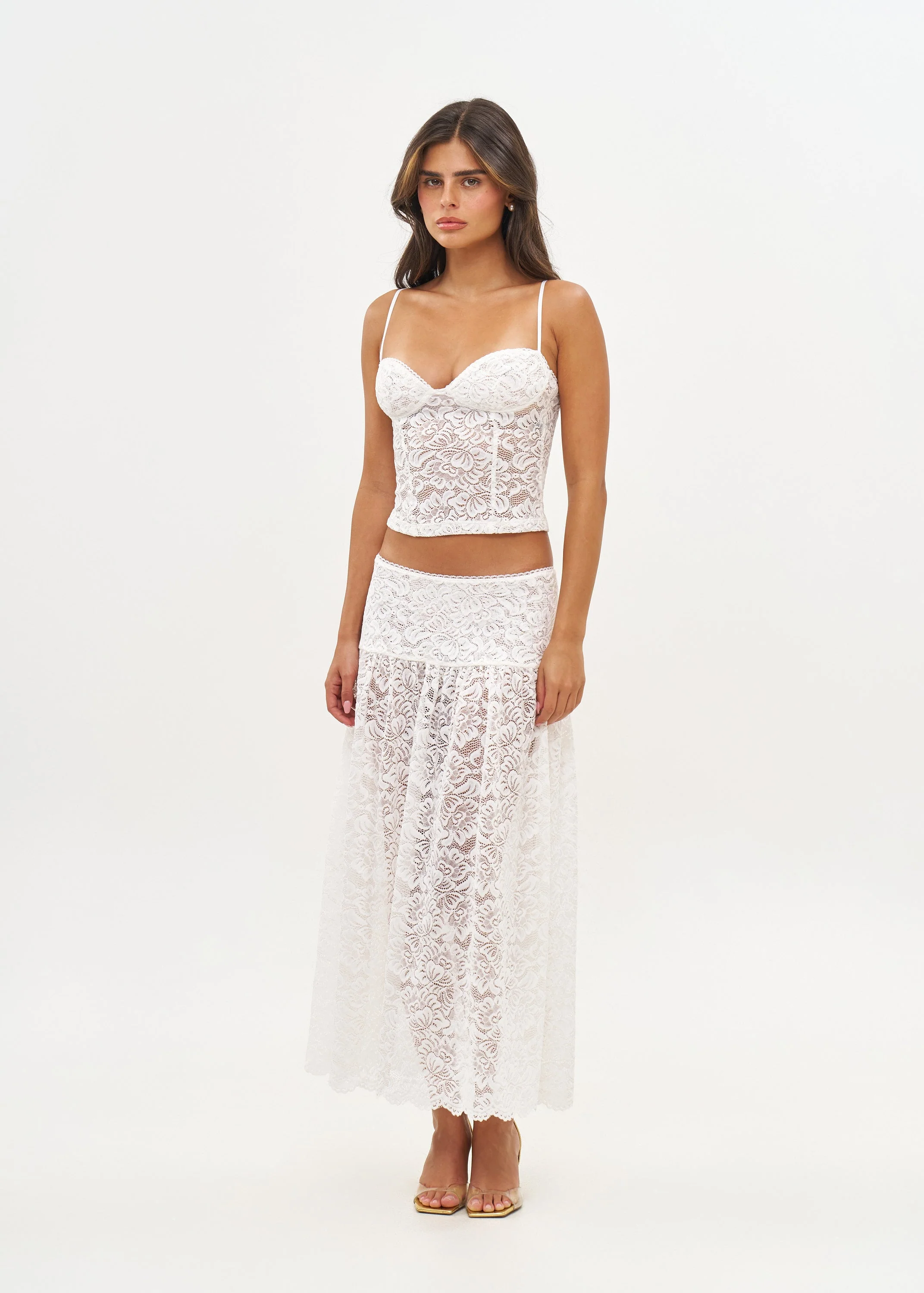TRISTA WHITE LACE - SKIRT - Image 4