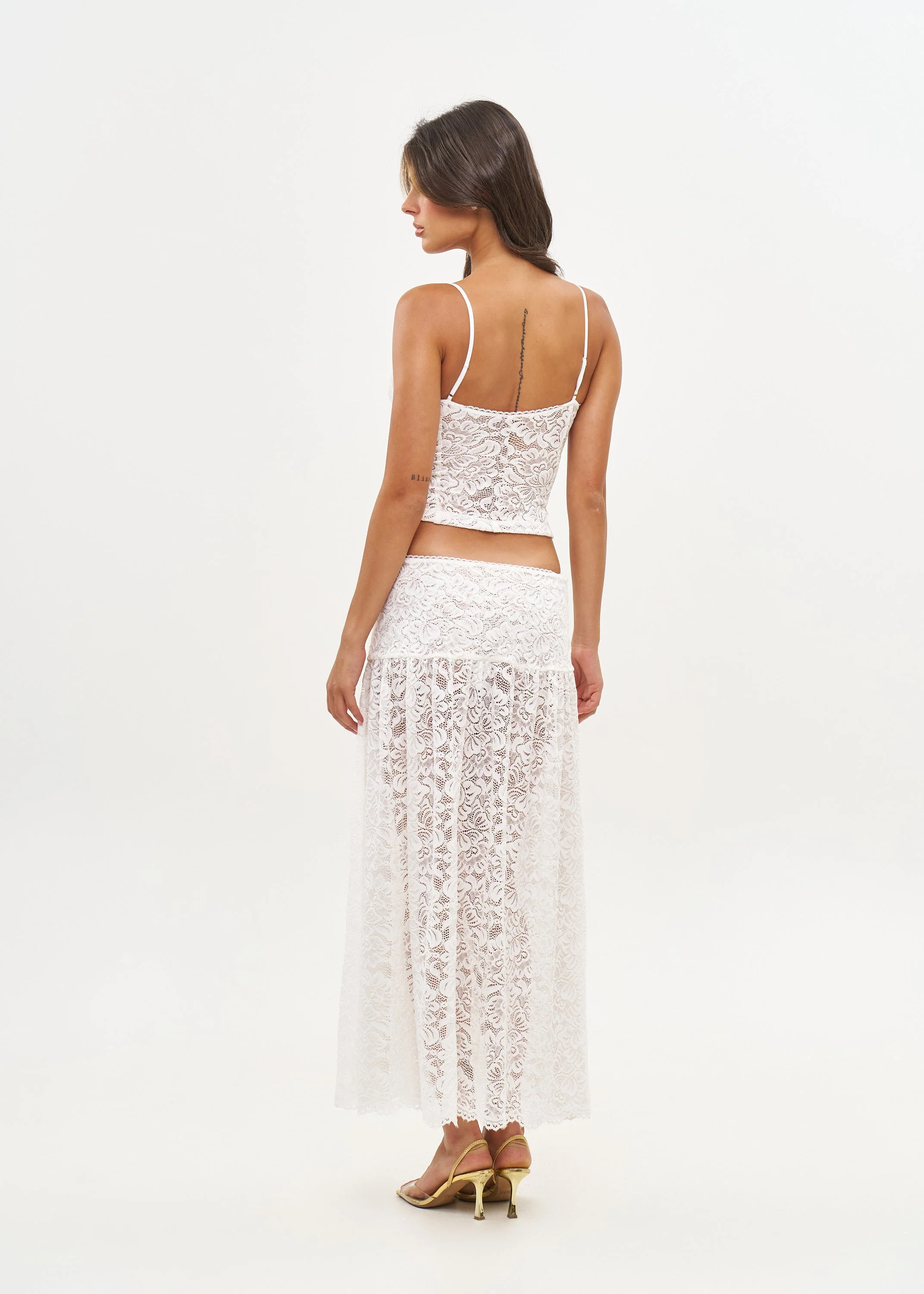 TRISTA WHITE LACE - SKIRT - Image 5