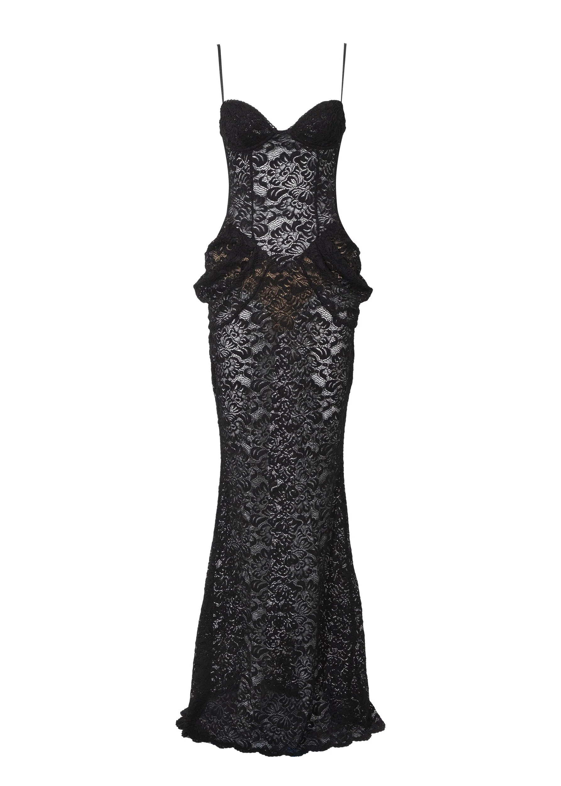 VECNA BLACK LACE - MAXI DRESS - Image 6
