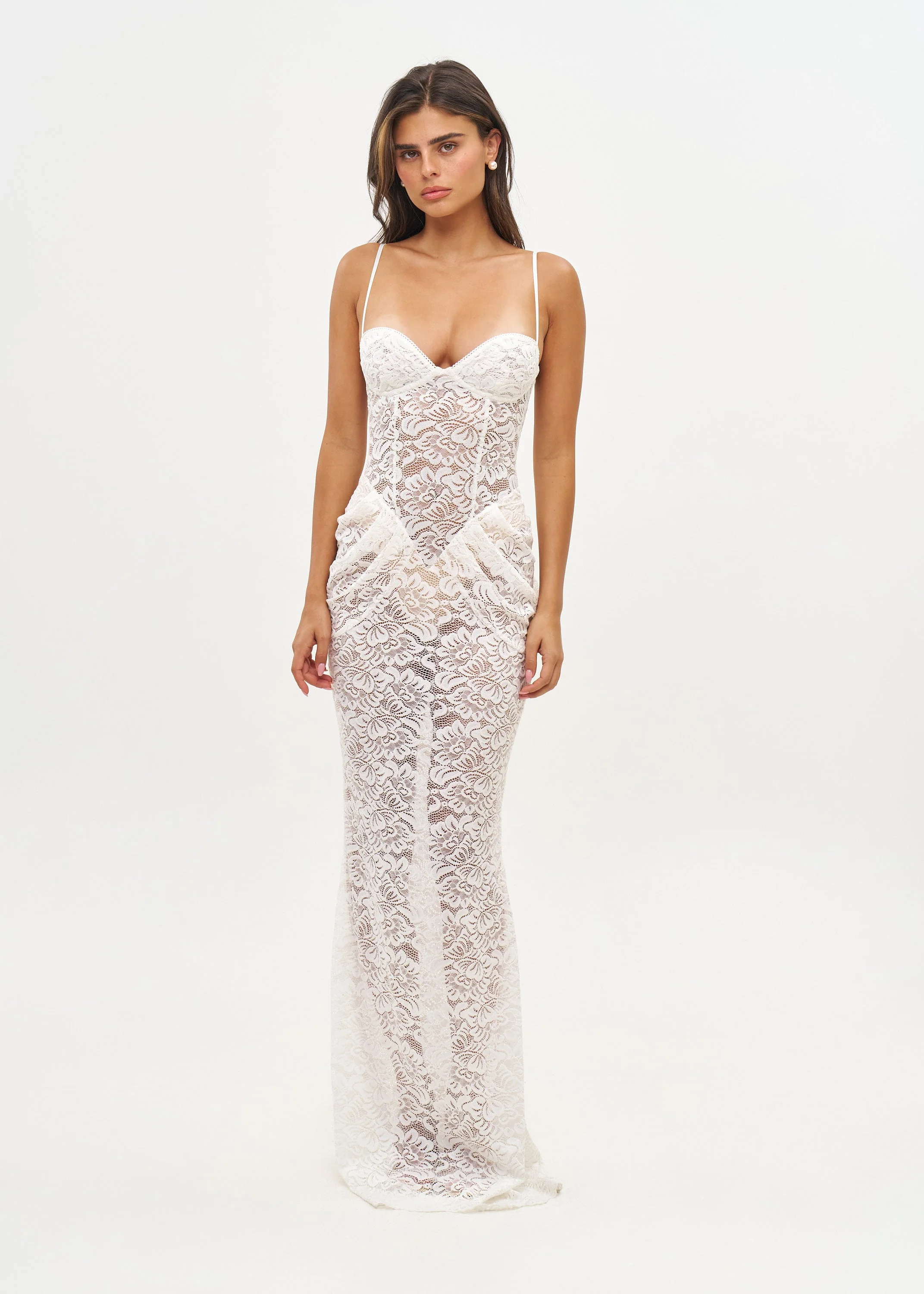 VECNA WHITE LACE - MAXI DRESS - Image 5