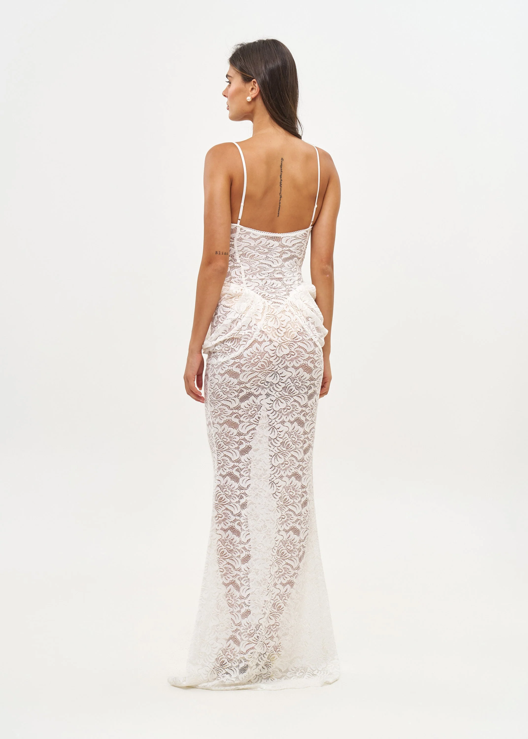 VECNA WHITE LACE - MAXI DRESS - Image 6