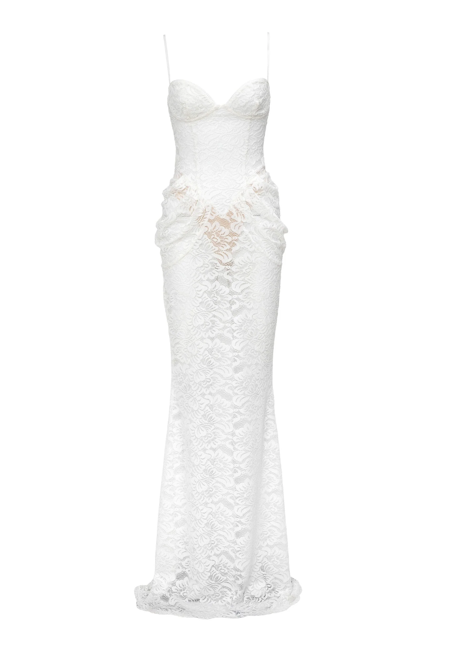 VECNA WHITE LACE - MAXI DRESS - Image 7